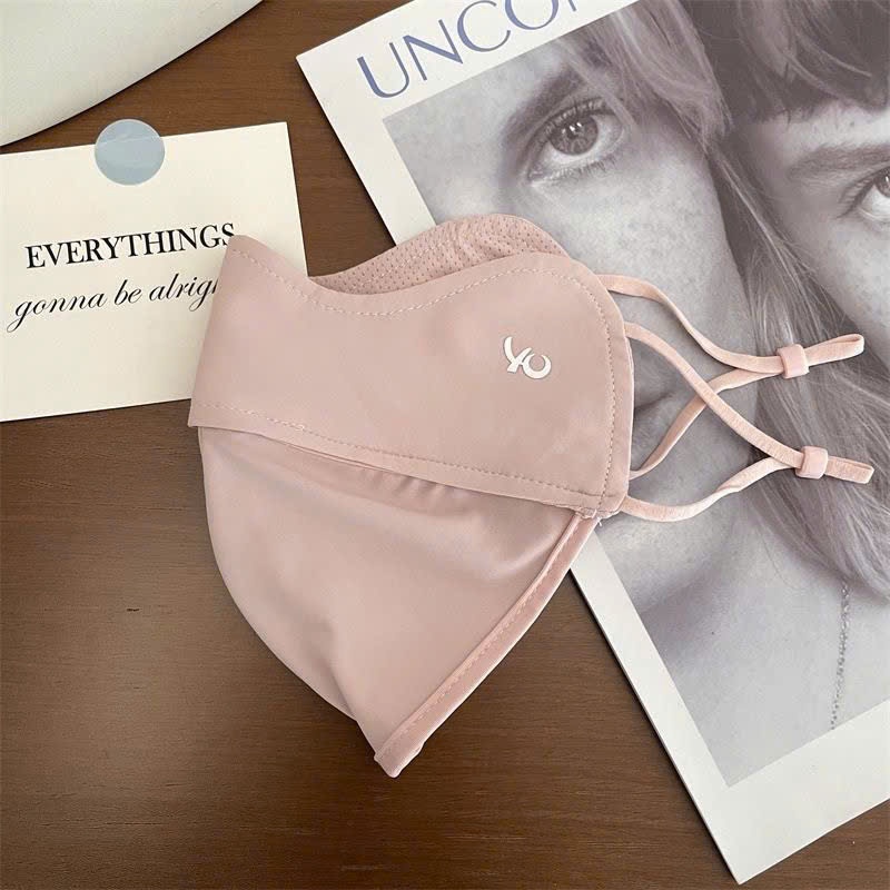 Khẩu Trang Vải Lụa UPF 50+ Chống Nắng, Mềm Mại, Form Ôm Mặt Đẹp, Tái Sử Dụng, Nhiều Màu Pastel