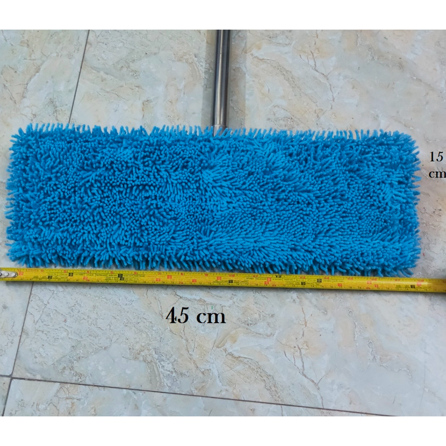 Chổi Lau Nhà Công Nghiệp Cán Rút 45cm 60cm Cây Lau Inox Lỗi Đổi 1