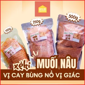 Bánh Tráng XÈ KI MUỐI NÂU CAY BÙNG NỔ - Ăn Vặt Ngon Lắc Lư