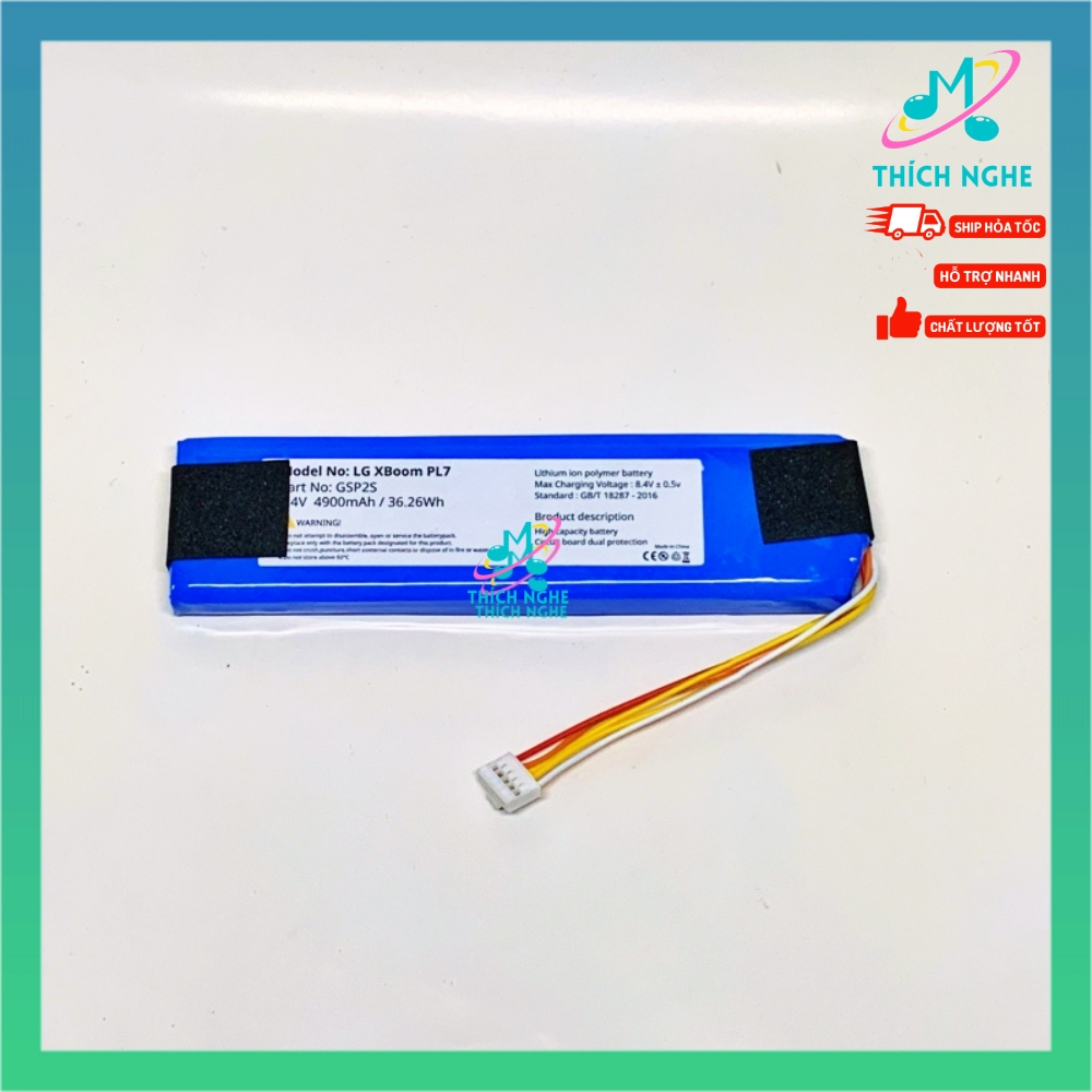 in LG PL7 XG7- Thay pin LG Xboom Go PL7 XG7 dung lượng cao 4900mah ...
