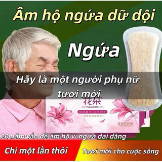 Miếng Dán Thảo Dược Hoa Tuyết Sen Giảm Hôi Ngứa Vùng Kín, Khử Mùi Bạc Hà Thông Thoáng, Chăm Sóc Vùng Kín (2 Miếng/Hộp)
