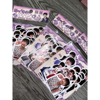 [hàng sẵn] Túi 40 hình dán Tả Kỳ Hàm Zuo Qi Han - TF Gia Tộc F4 / stickers có keo sẵn chống nước