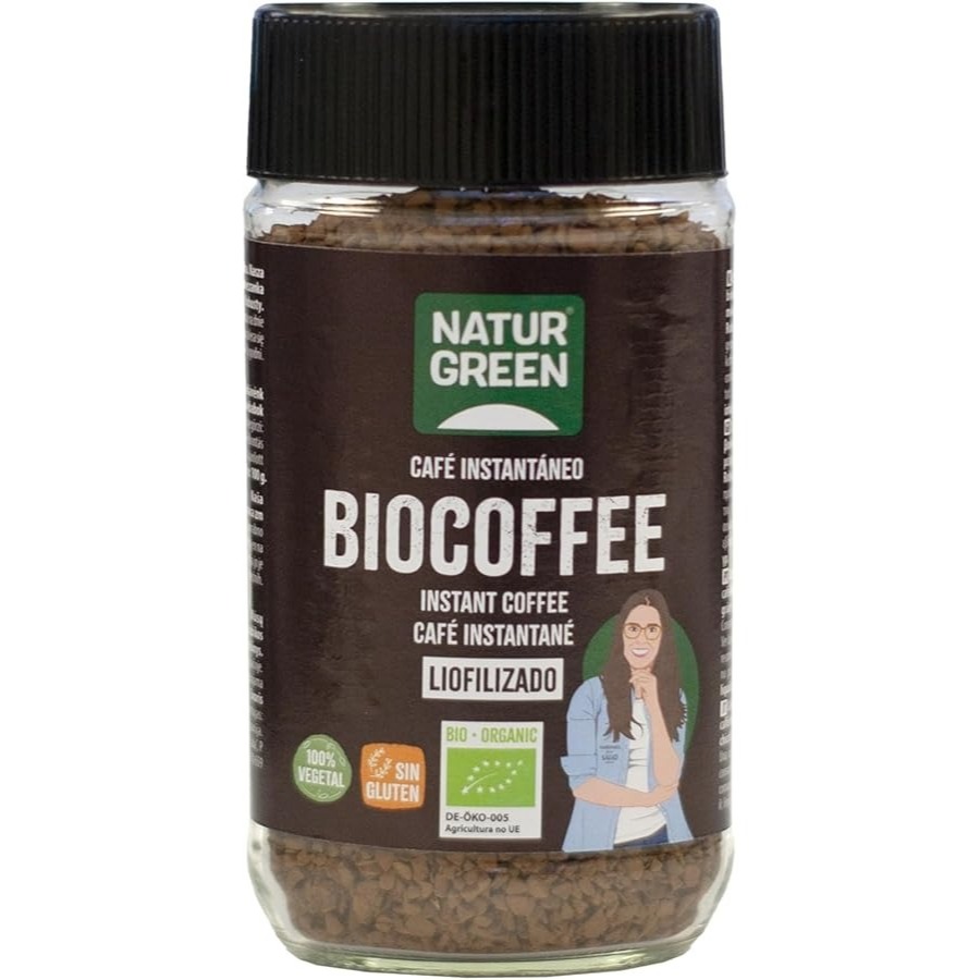 Cafe Hữu Cơ nguyên chất Hòa tan NaturGreen Organic Instant Coffee 100g