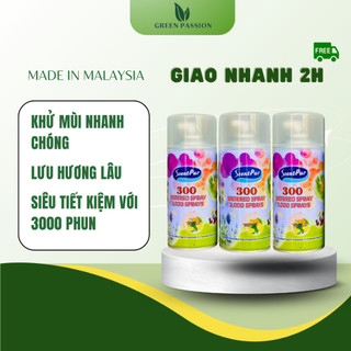 [ LƯU Ý CHỈ VỪA VỚI MÁY SCENTPUR]Combo 5 bình xịt phòng ScentPur 300ml giúp khử mùi ẩm, với hương thơm dịu nhẹ tươi mát
