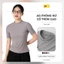 Áo thun YODY vải thun rib cổ tròn cao dáng slimfit tôn dáng WCTS25S247