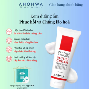 Kem dưỡng phục hồi, dưỡng trắng và chống lão hoá AHOHWA Peptide Multi Cream 200g 80g full chiết