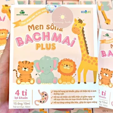 Men Sống Bạch Mai Plus Bổ Sung 4 Tỷ Lợi Khuẩn Cho Đường Ruột Bé Khỏe Mạnh