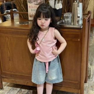 S422-[tomnaukid] Set áo Alo phối quần jean cho bé gái size từ 8-30Kg
