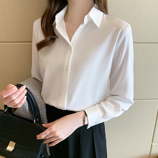 Áo Sơ Mi Nữ Trắng Công Sở Thanh Lịch SM77