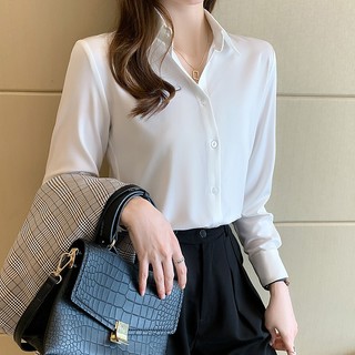 Áo Sơ Mi Nữ Trắng Công Sở Thanh Lịch SM77