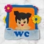WC - Biển tên nhà vệ sinh bé trai bé gái TRANG TRÍ MẦM NON