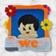 WC - Biển tên nhà vệ sinh bé trai bé gái TRANG TRÍ MẦM NON