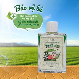 Combo Tắm Bé Thái An Với Dầu Khuynh Diệp Tràm Cho Bé Và Lăn Dịu Da (1 KD 25ml + 1 Lăn + 1 Tràm10ml + 2 Khăn Sữa)