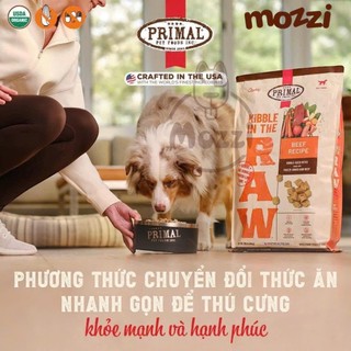 [Ăn thử 28g] Hạt Thịt sấy thăng hoa BARF Primal Raw Cao Cấp cho chó