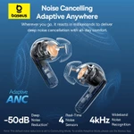 Tai Nghe Bluetooth Baseus BP1 Pro ANC -50dB Bass Tốt 55 Giờ Phát Nhạc Chống nước IPX55 Hi-Res — ảnh 5