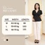 Larosa Quần Bầu Ống Suông Chất Đũi Thoáng Mát Trẻ Trung Có Dây Điều Chỉnh - LA136Q