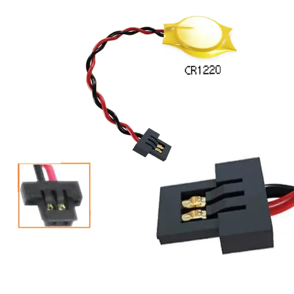 Pin CMOS CR1220 Có Dây – 2 Pin / 3 Pin – Jack Dẹp, Jack Nhỏ, 2 Lỗ – Dùng Cho Dell, Acer, Lenovo Laptop