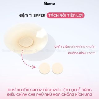 Miếng dán ngực sillicone tàng hình GOMTAT cao cấp, chất keo siêu dính tệp da không viền tái sử dụng nhiều lần - SA-5550