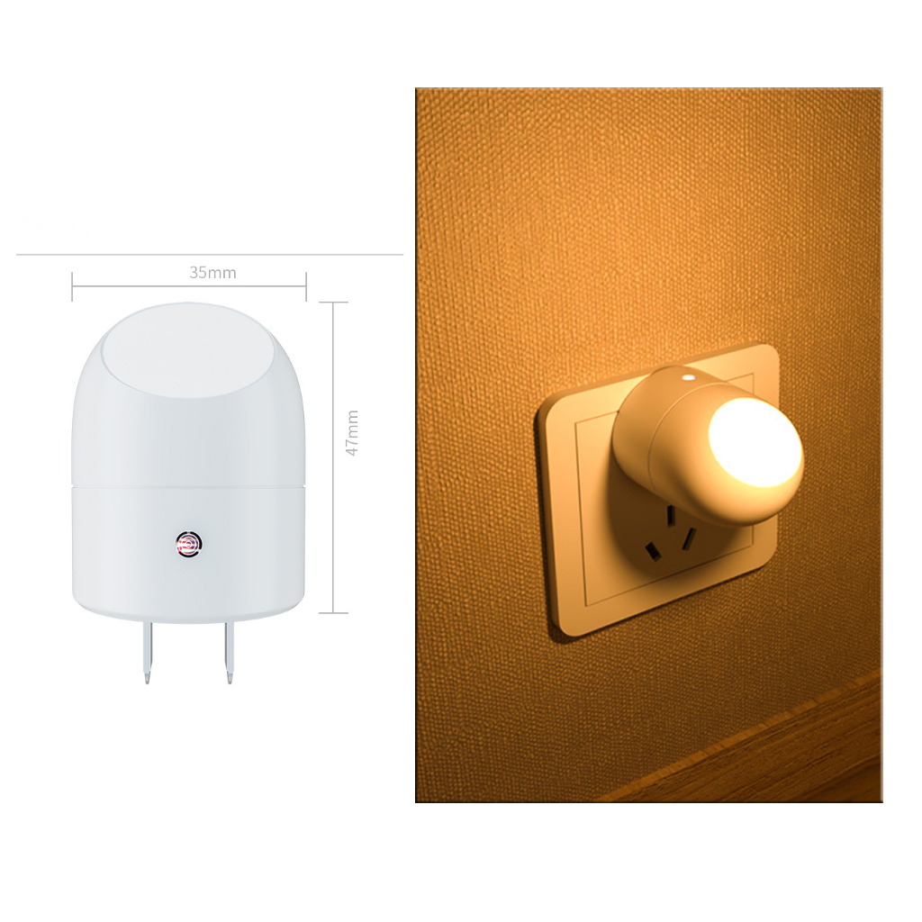 Đèn cảm biến ánh sáng tự động tắt mở, để phòng ngủ, cầu thang xoay 360 thiết kế sang trọng, tiện lợi