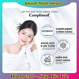 Dưỡng mi, lông mày Compliment 3in1 giúp mi dài, dày, chắc khỏe, giảm gãy rụng 12ml của Nga