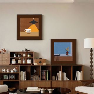 Tranh canvas treo tường hình vẽ BH117 - Tranh treo, trang trí quán nước, quán cafe, quán ăn Cao Cấp, Sắc Nét