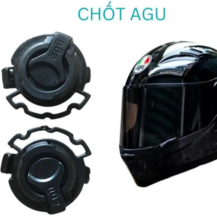 Chốt cài kính mũ bảo hiểm fullface Royal m136, AGU các loại, Asia mt136 ( 1 đôi gồm 2 cái trái- phải) Helmet