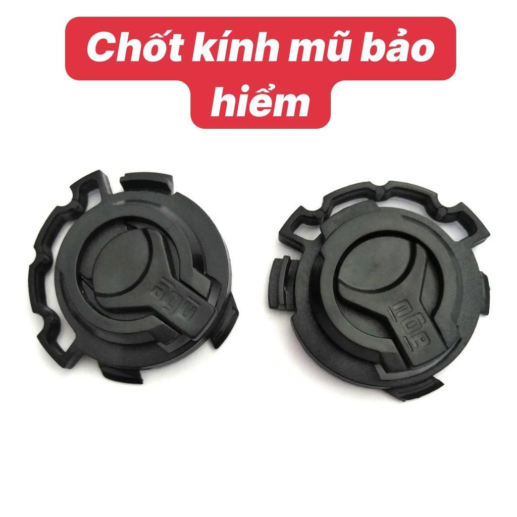 Chốt cài kính mũ bảo hiểm fullface Royal m136, AGU các loại, Asia mt136 ( 1 đôi gồm 2 cái trái- phải) Helmet