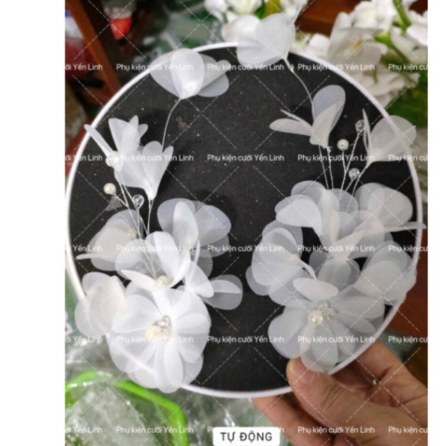 Bộ cài tóc cô dâu