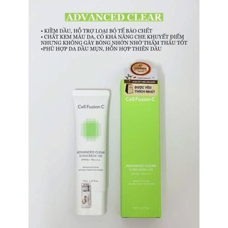 Kem Chống Nắng Cell Fusion C Clear Sunscreen 100