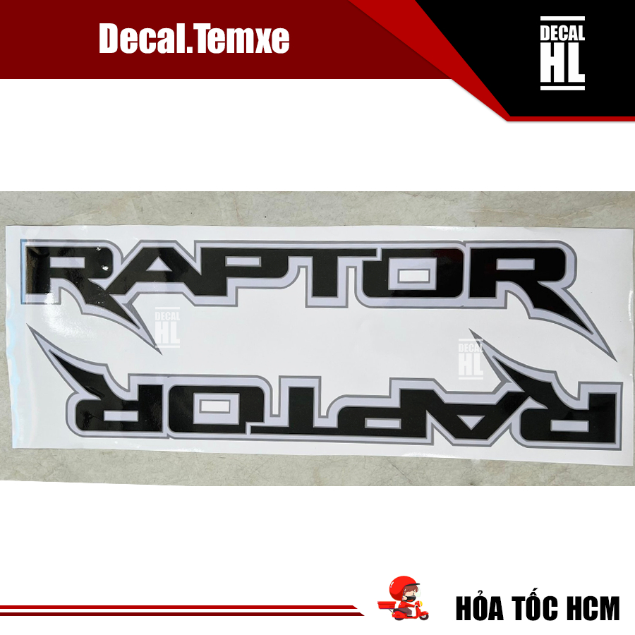 Tem chữ RAPTOR dán xe Ranger. Tem chữ Raptor dán đuôi xe ford ranger ...