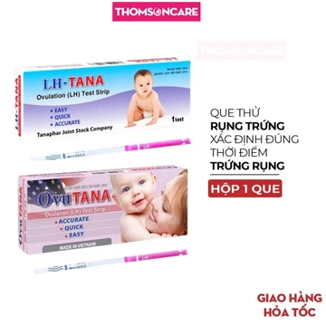 Que thử rụng trứng Ovutana, LH tana - Que thử xét nghiệm định tính LH Tanaphar phát hiện thời điểm rụng trứng