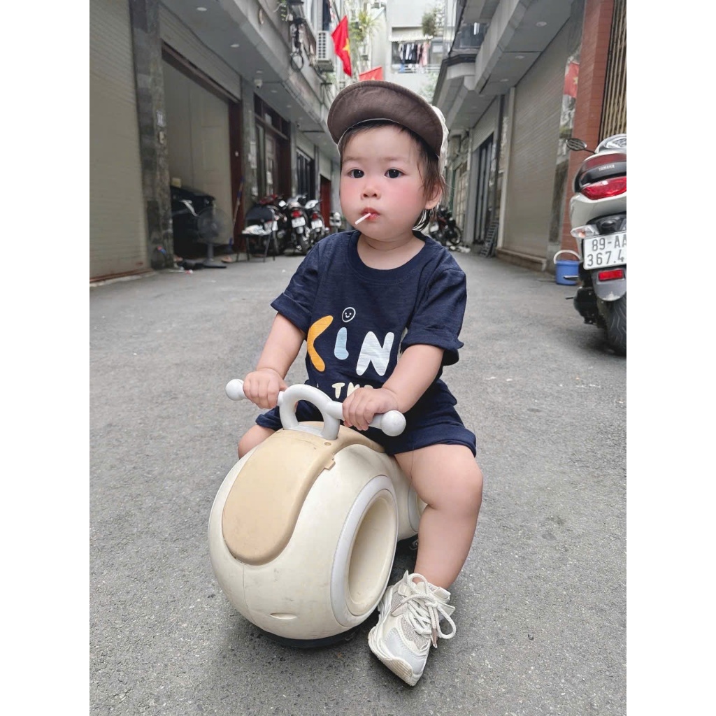 [À ƠI SHOP] V09- set 2 bộ cộc chữ và k.long mặt trời cầu vồng- a100.190