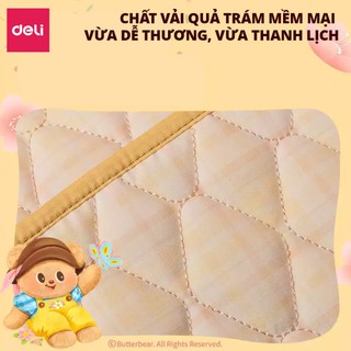 Túi Đựng Laptop BUTTERBEAR x Deli Cặp Đựng Laptop 14-16 inch Thiết Kế 2 Ngăn Chống Sốc, Khóa Kéo Mượt Mà, Đựng Tài Liệu