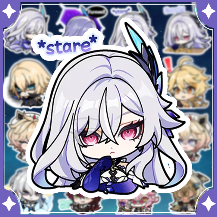 [Genshin Impact] Sticker Skirk, Dahlia, Dainsleif, Neuvillette và các ...