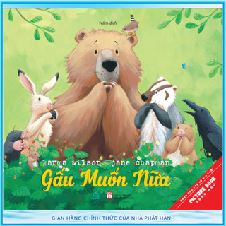 Sách tranh song ngữ Gấu muốn nữa - Ehomebooks