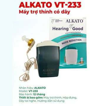 Máy Trợ Thính Cho Người Già Có Dây ALKATO VT233 - Máy Trợ Thính ALKATO VT-233 Có Dây Hỗ Trợ Người Nghe Kém, Ù Tai.