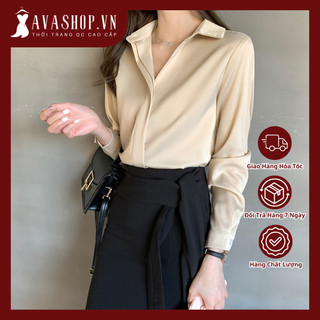 (THANH LÝ) Áo Sơ Mi Nữ Công Sở Thanh Lịch SM57
