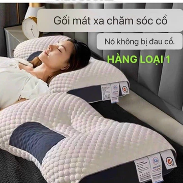 Gối Ngủ Chống Đau Mỏi Vai Gáy ,Gối Spa Êm Chống Đau Cổ - Gối Công Thái Học chống ngáy