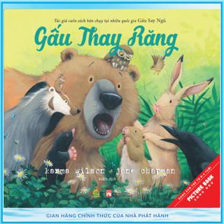 Sách tranh song ngữ Gấu thay răng - Ehomebooks