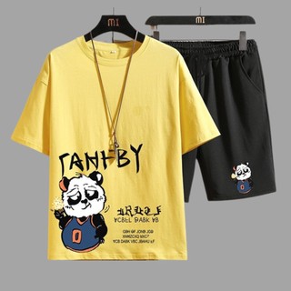 Đồ Bộ Quần Áo Thể Thao Nam Nữ Mùa Hè Chất Thun Mè Gấu TANBY Co Giãn 4 Chiều 4 Màu SPORT DTB K1