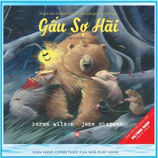 Sách tranh song ngữ Gấu sợ hãi - Ehomebooks