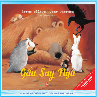 Sách tranh song ngữ Gấu say ngủ - Ehomebooks