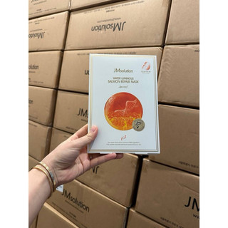 Mặt Nạ Cá Hồi JM Solution Salmon Hàn Quốc – Dưỡng Ẩm, Căng Bóng, Phục Hồi (5 miếng)- MP1086