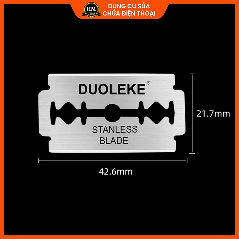 Dao lam mỏng DUOLEKE lách khe, cắt keo viền, tách màn, tách kính điện thoại. 10 chiếc