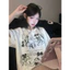 Áo Thun Mickey Trắng Đen Form Rộng Áo Phông Unisex Nam Nữ Chất Vải Cotton Dày Dặn