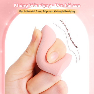 Trứng 4 Gói Trứng Trang Điểm Chất Lỏng Kem Nền Puff Trang Điểm Bọt Biển Trang Điểm Trứng Trang Điểm
