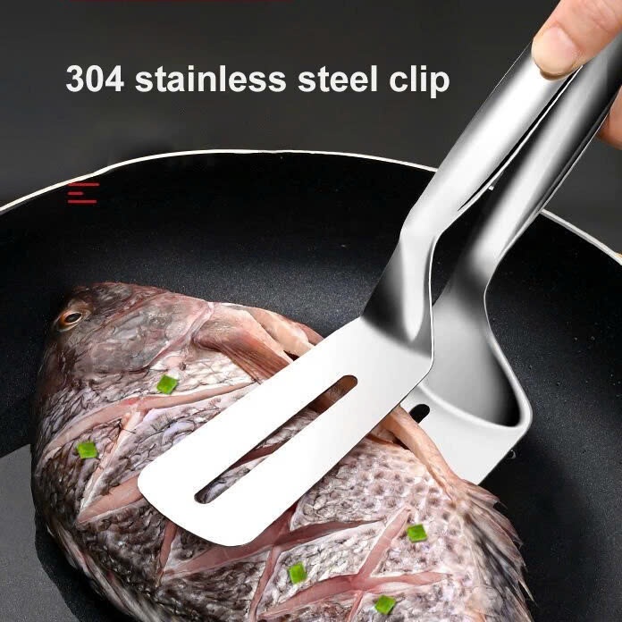 Xẻng Lật Thực Phẩm Chiên Rán Không Bám Dính,Kẹp Inox Gắp Thức Ăn Đa Năng - DỤNG CỤ KẸP GẮP ĐỒ NÓNG TIỆN DỤNG