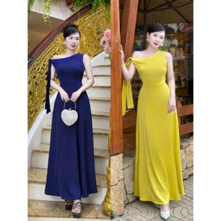 Váy Dạ Hội Thiết Kế Đi Tiệc Trẻ Trung, Đầm Dạ Hội Maxi Trung Niên Thiết Kế Cao Cấp ON001