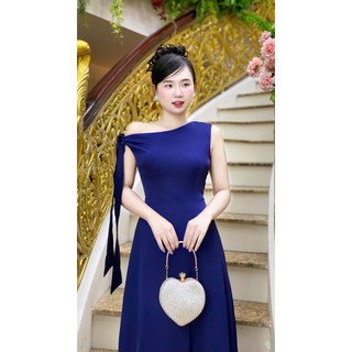 Váy Dạ Hội Thiết Kế Đi Tiệc Trẻ Trung, Đầm Dạ Hội Maxi Trung Niên Thiết Kế Cao Cấp ON001