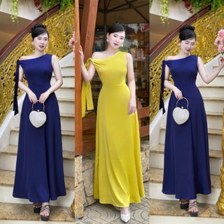 Váy Dạ Hội Thiết Kế Đi Tiệc Trẻ Trung, Đầm Dạ Hội Maxi Trung Niên Thiết Kế Cao Cấp ON001